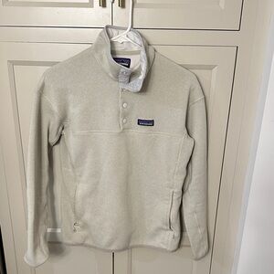 Patagonia Off-White Fleece Pullover